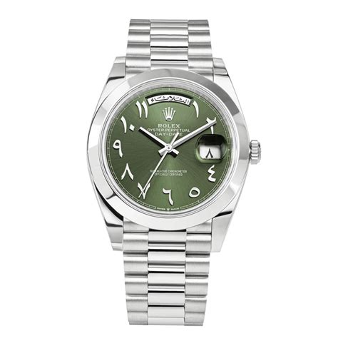 rolex platinum presidential arabic|newest rolex platinum day date.